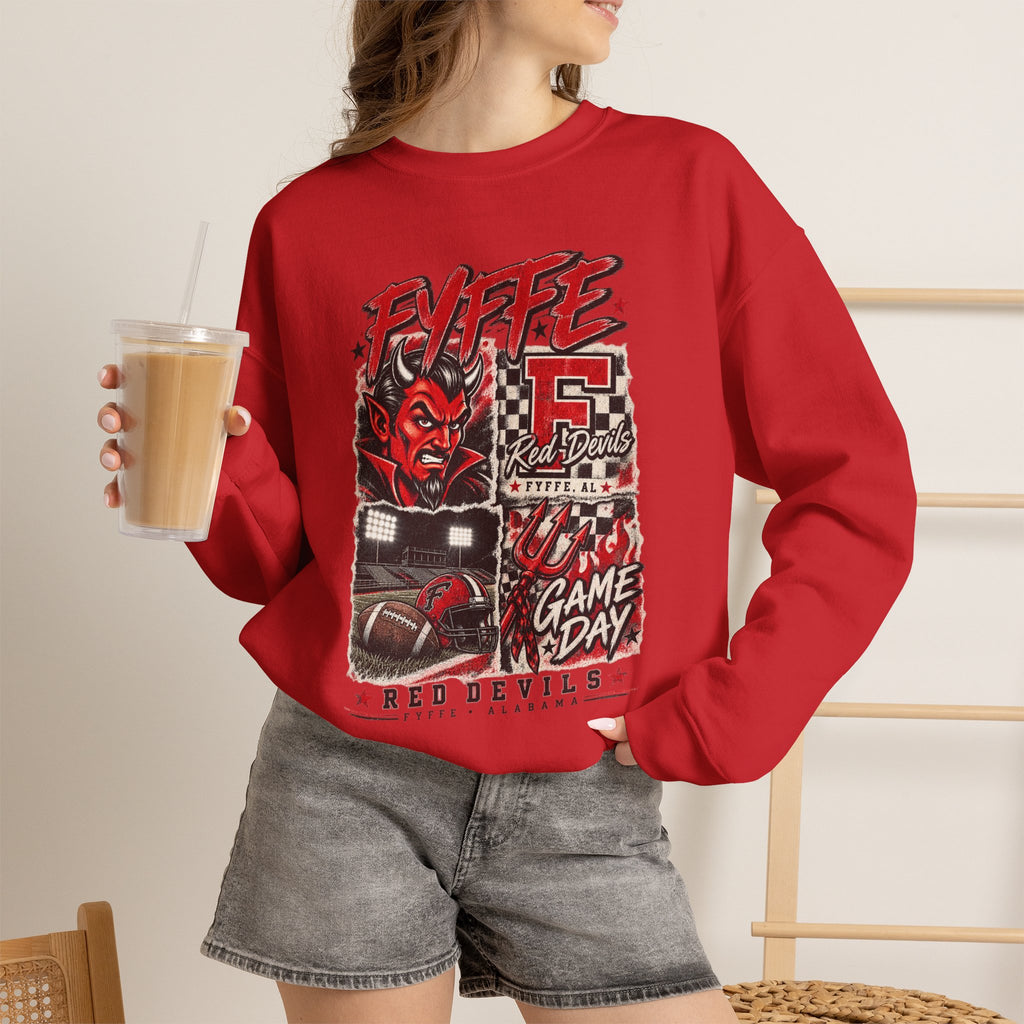 Fyffe Red Devils Game Day Crewneck