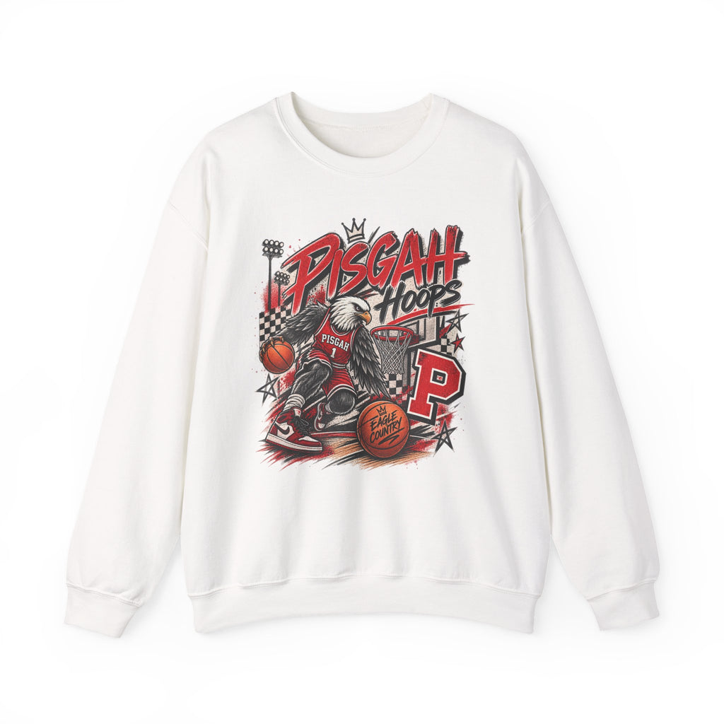Pisgah Hoops Retro Basketball Crewneck