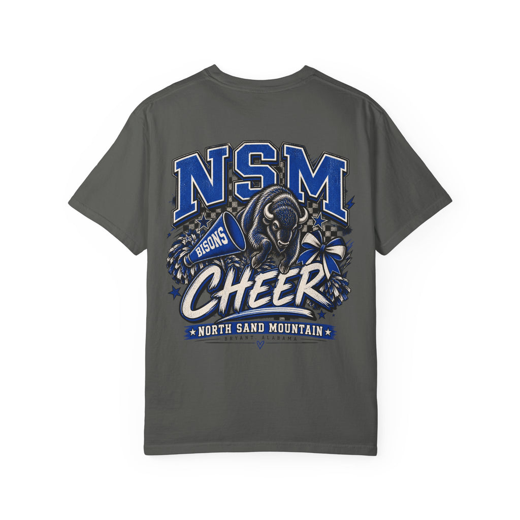 NSM Bison Cheer Front & Back Tee