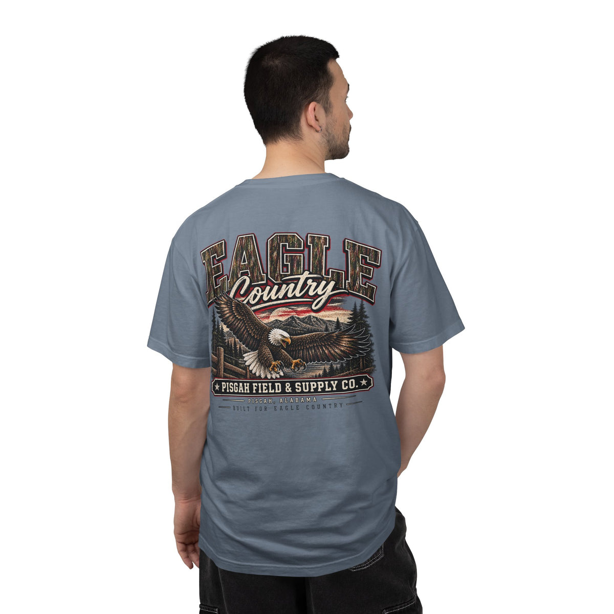 Pisgah Eagles Field & Supply Camo Tee