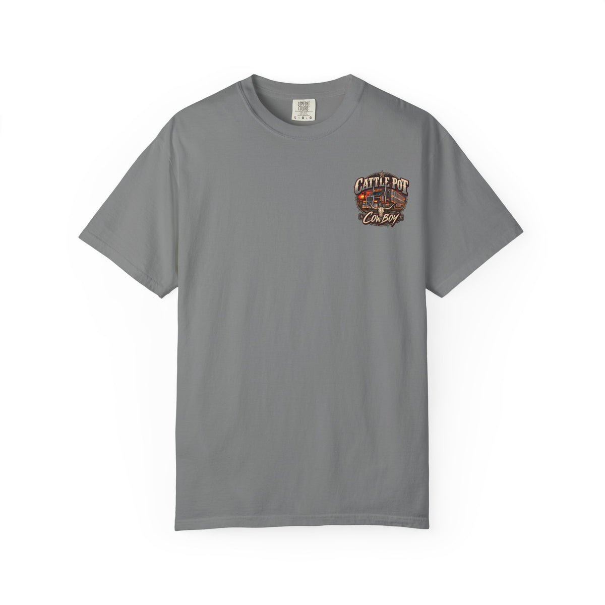 Cattle Pot Cowboy Vintage Trucking Tee