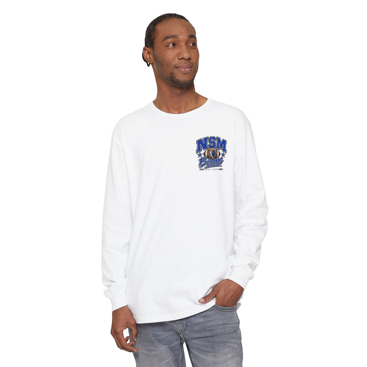Friday Nights in Bison Country Comfort Colors Long Sleeve