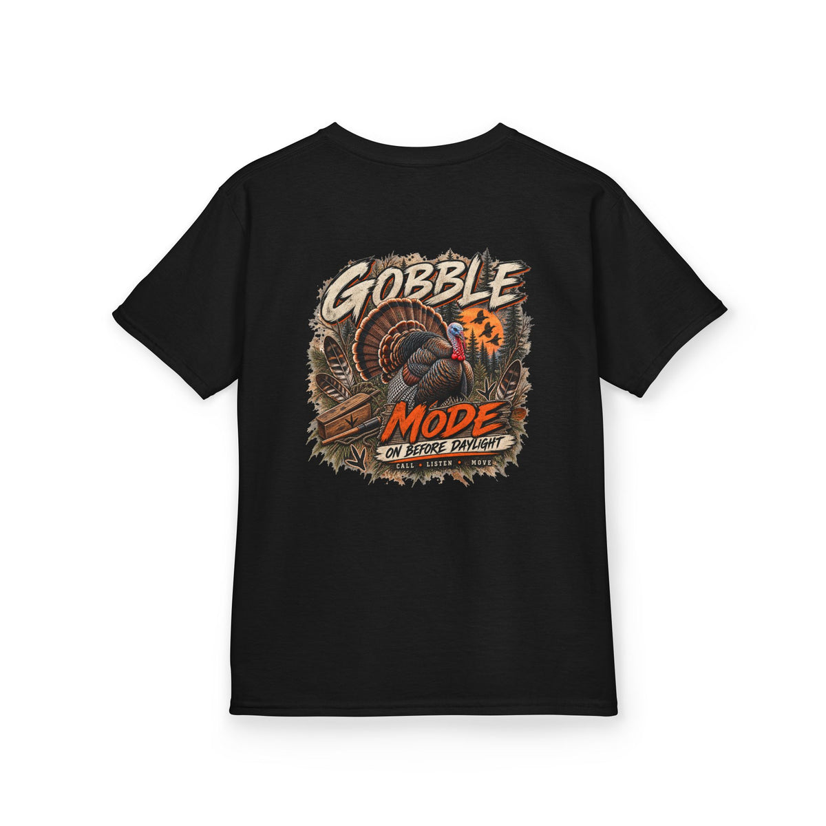 Gobble Mode Youth Turkey Hunting Tee