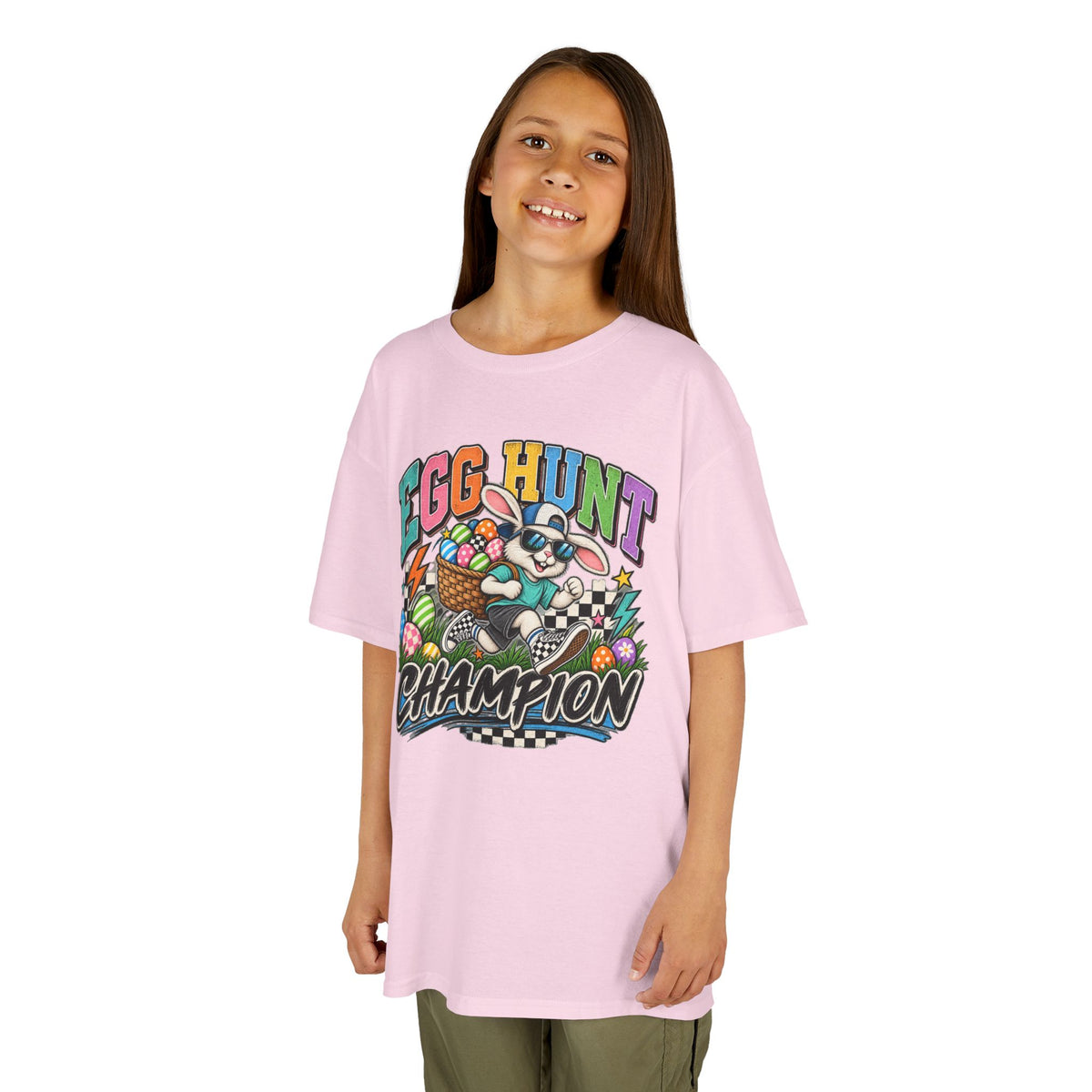 Egg Hunt Champion Youth Easter Tee