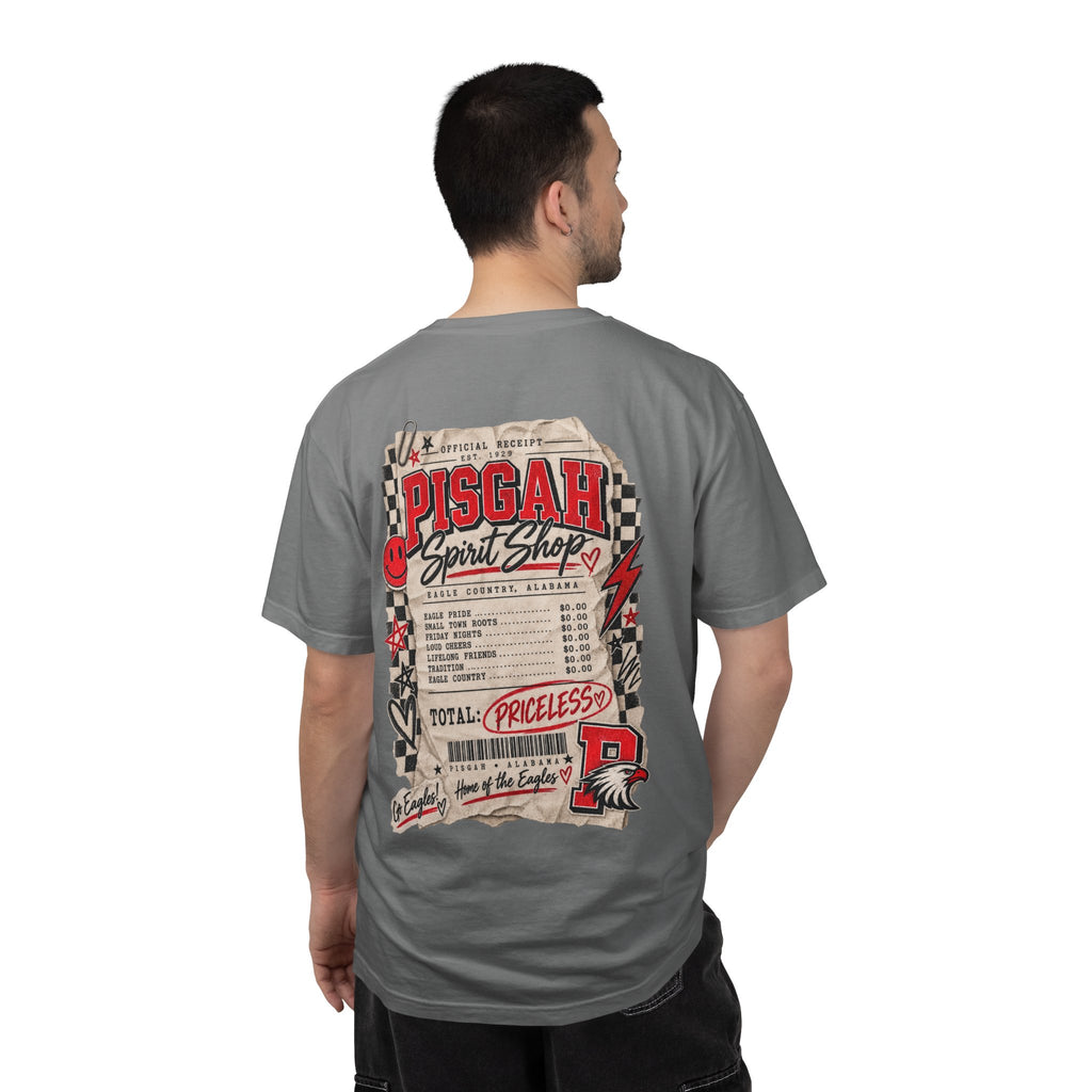 Pisgah Eagles Spirit Shop Receipt Comfort Colors Tee