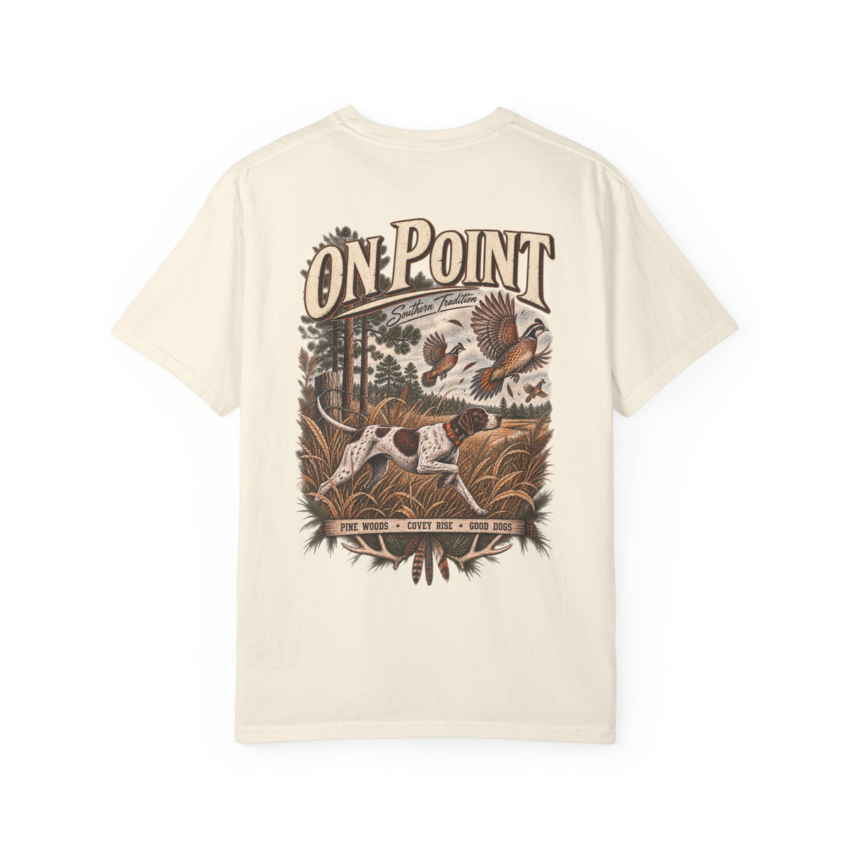 On Point Southern Quail Hunting Tee
