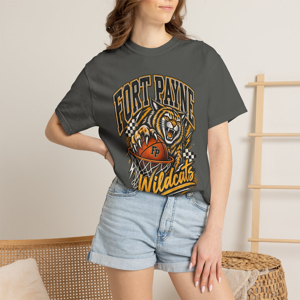 Fort Payne Wildcats 90s Hoops Tee