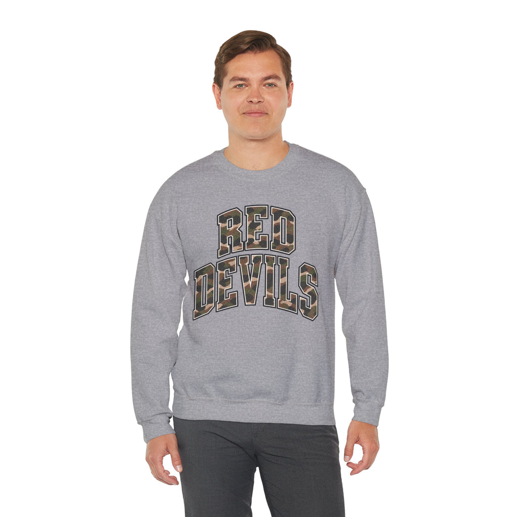 Red Devils Vintage Camo Crewneck Sweatshirt