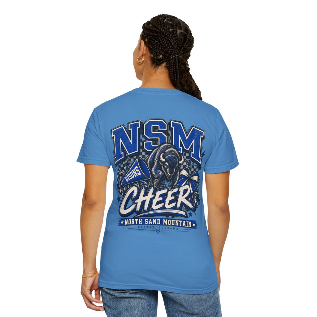 NSM Bison Cheer Front & Back Tee