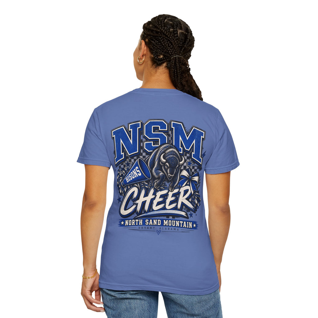 NSM Bison Cheer Front & Back Tee