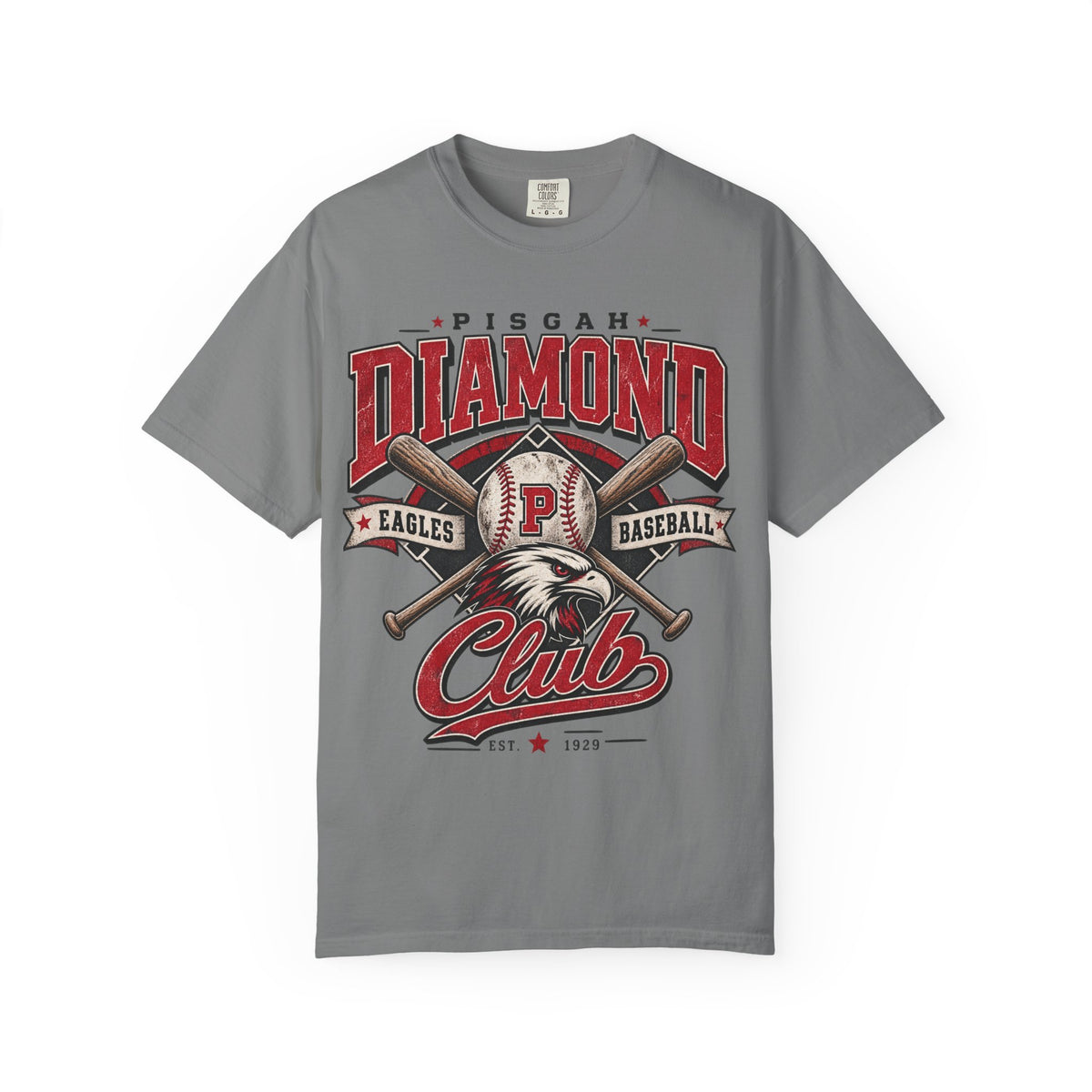 Pisgah Eagles Diamond Club Baseball Tee