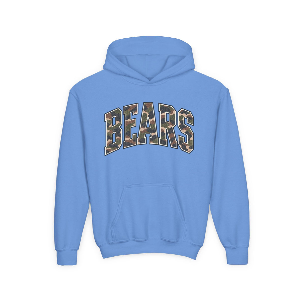 Youth Bears Vintage Camo Hoodie