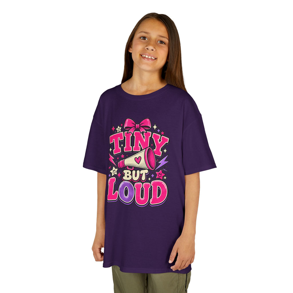 Tiny But Loud Youth Cheer Tee