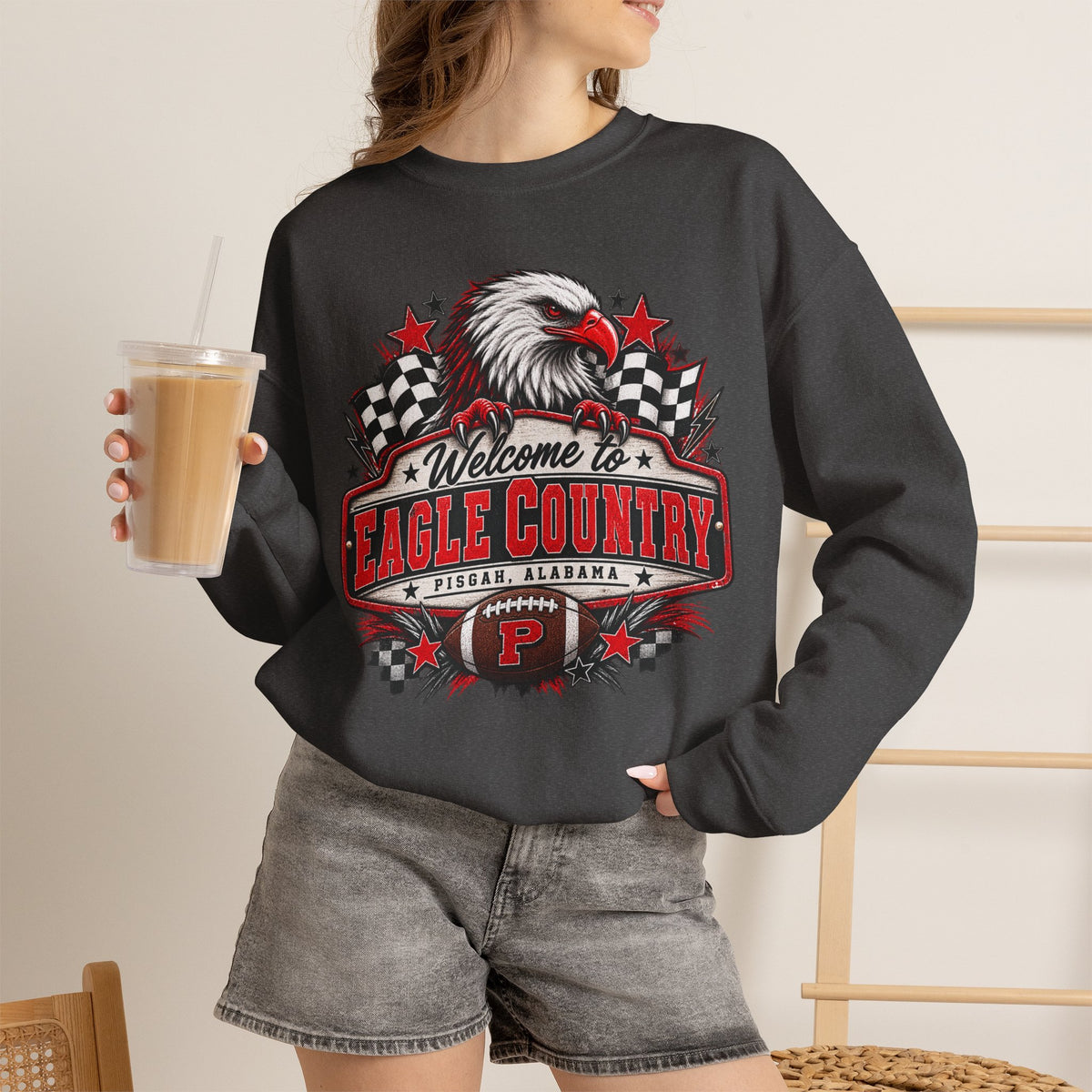 Welcome to Eagle Country Pisgah Crewneck