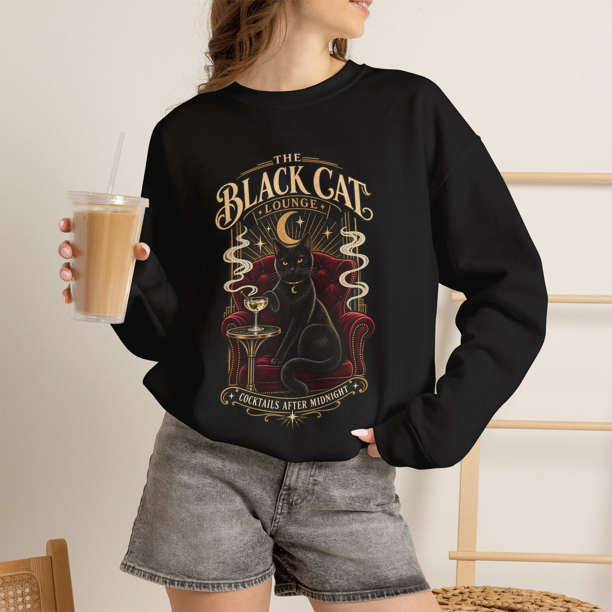 The Black Cat Lounge Crewneck