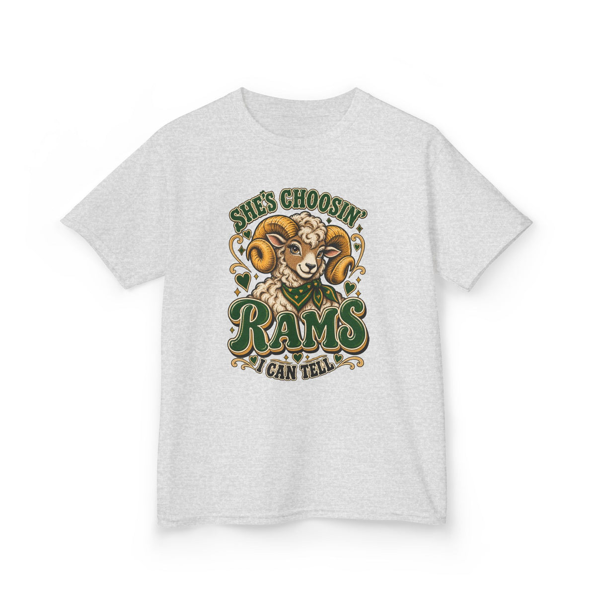 Youth She’s Choosin’ Rams, I Can Tell Vintage Graphic Tee
