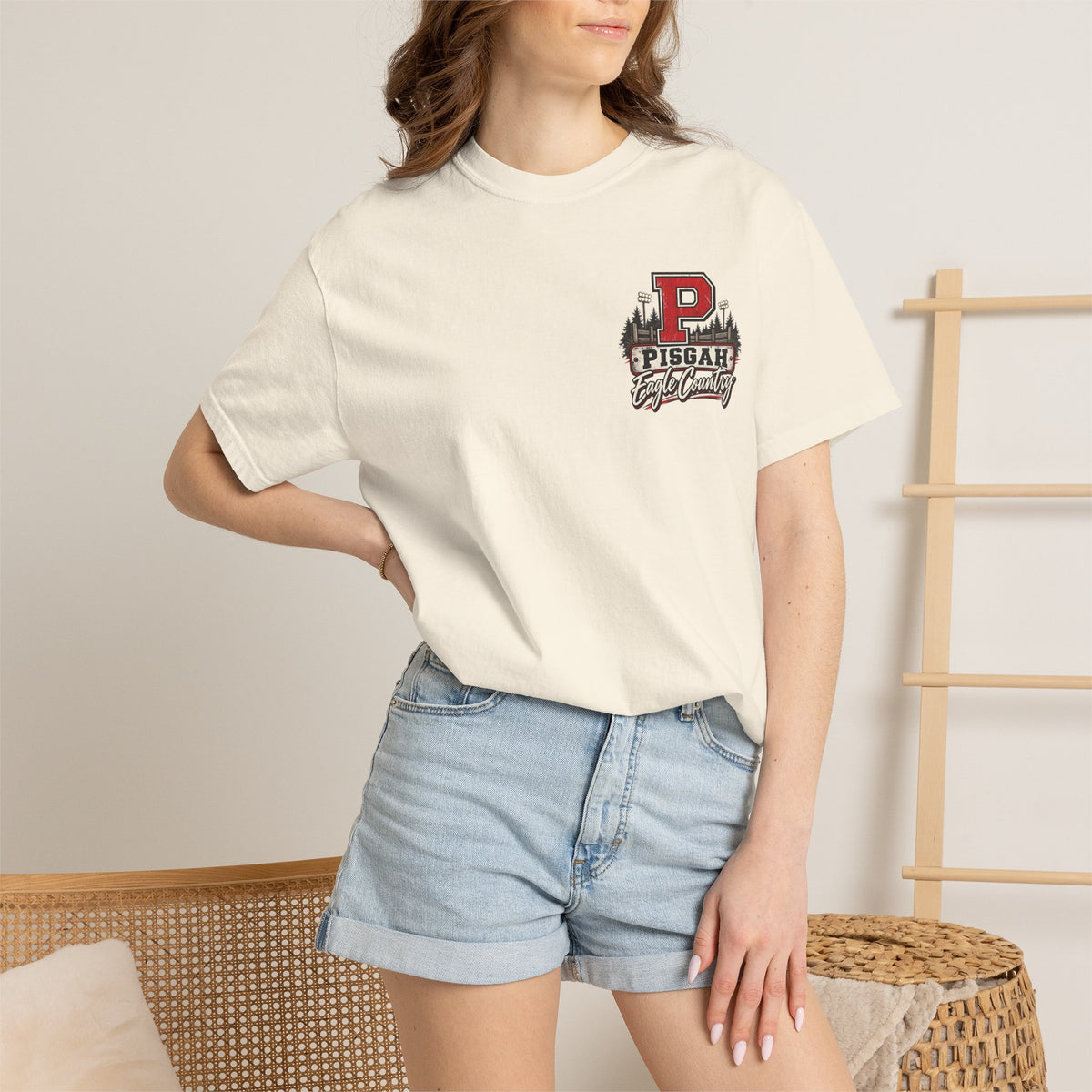 Pisgah Eagles Stadium Lights Hometown Tee