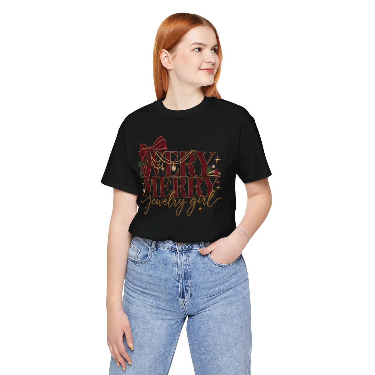 Very Merry Jewelry Girl Tee