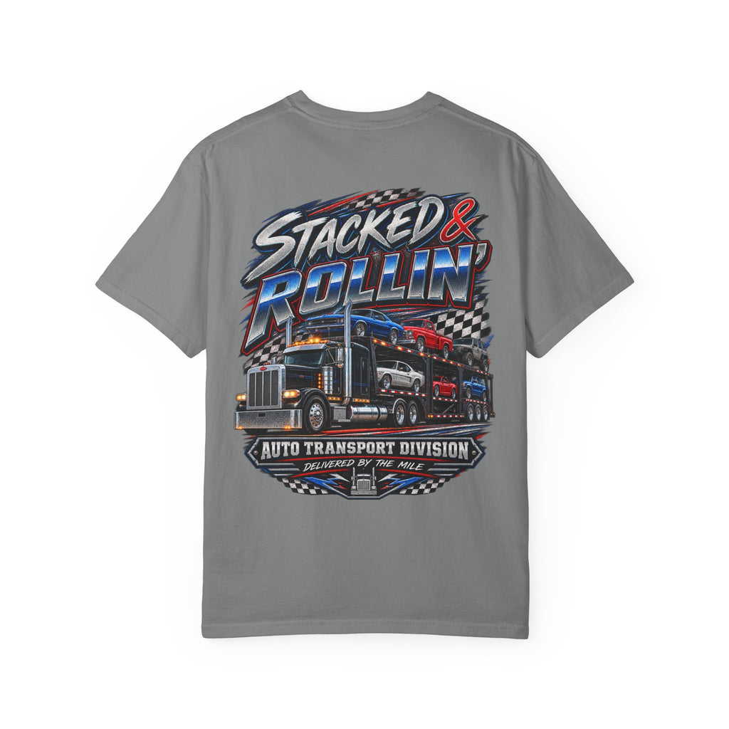 Stacked & Rollin’ Auto Transport Tee