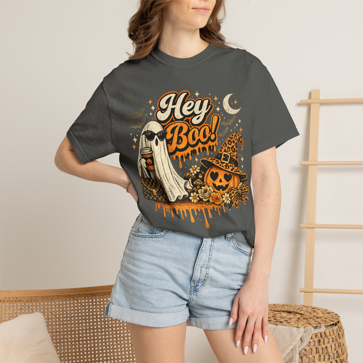 Hey Boo Halloween Tee