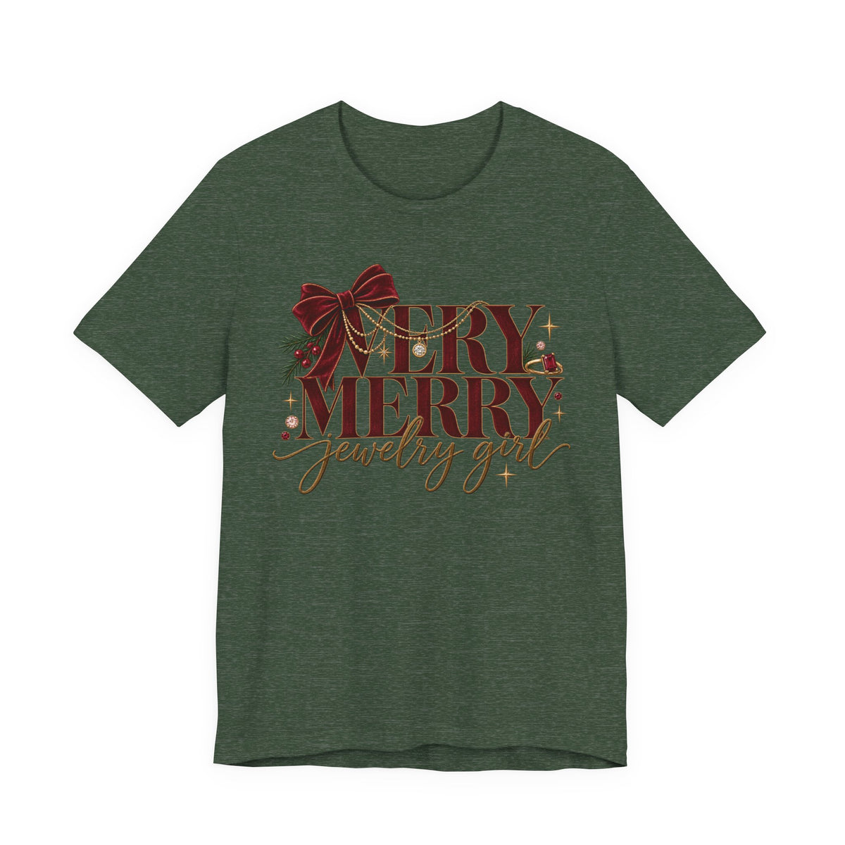 Very Merry Jewelry Girl Tee