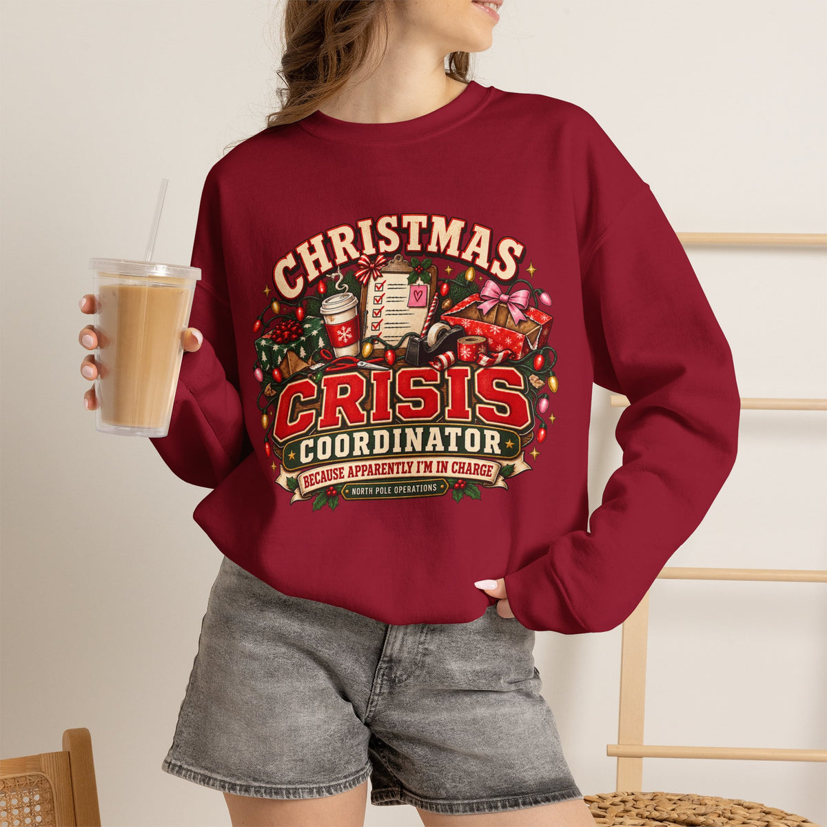Christmas Crisis Coordinator Crewneck