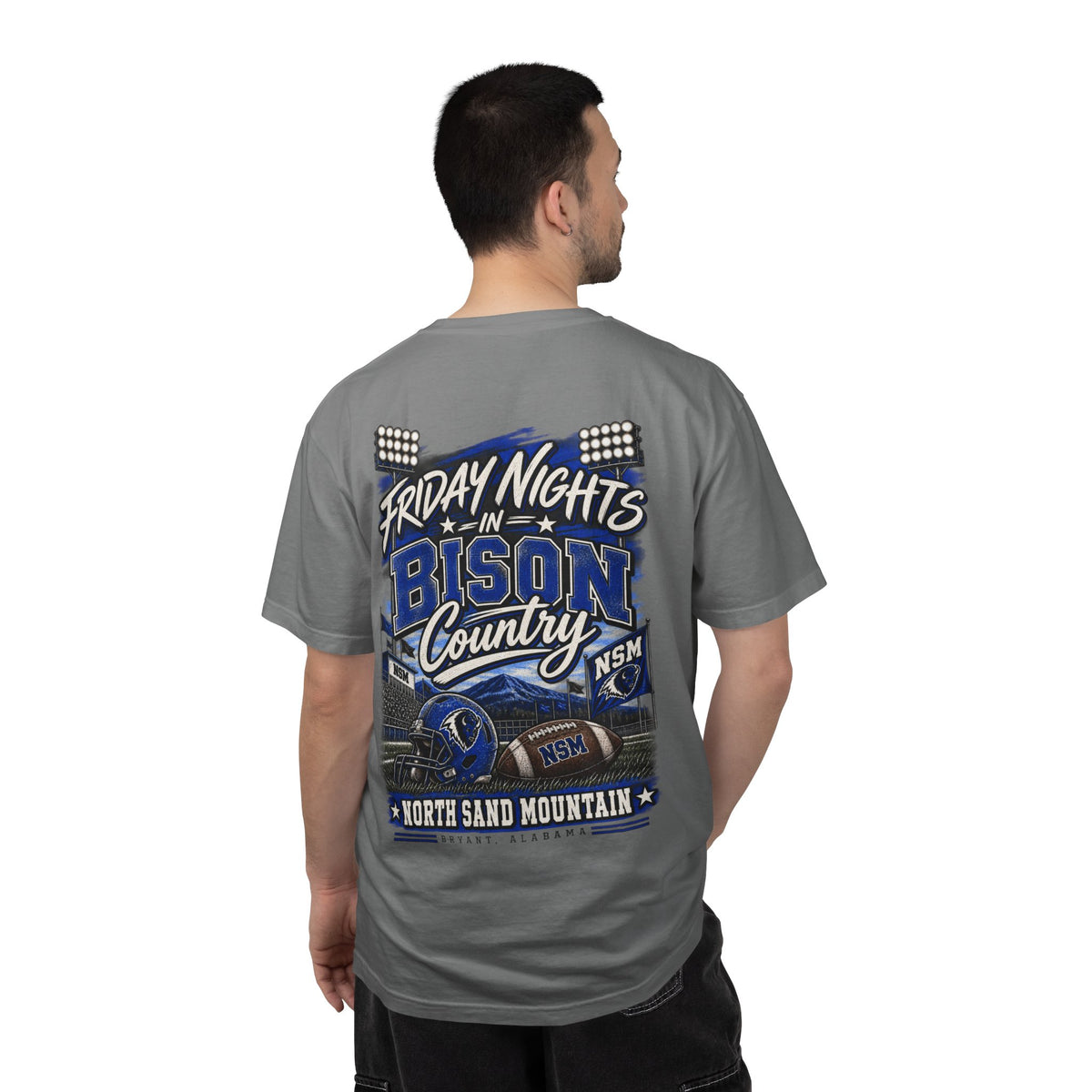 Friday Nights in Bison Country Comfort Colors Tee