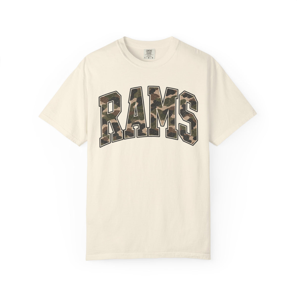 Rams Vintage Camo Comfort Colors Tee