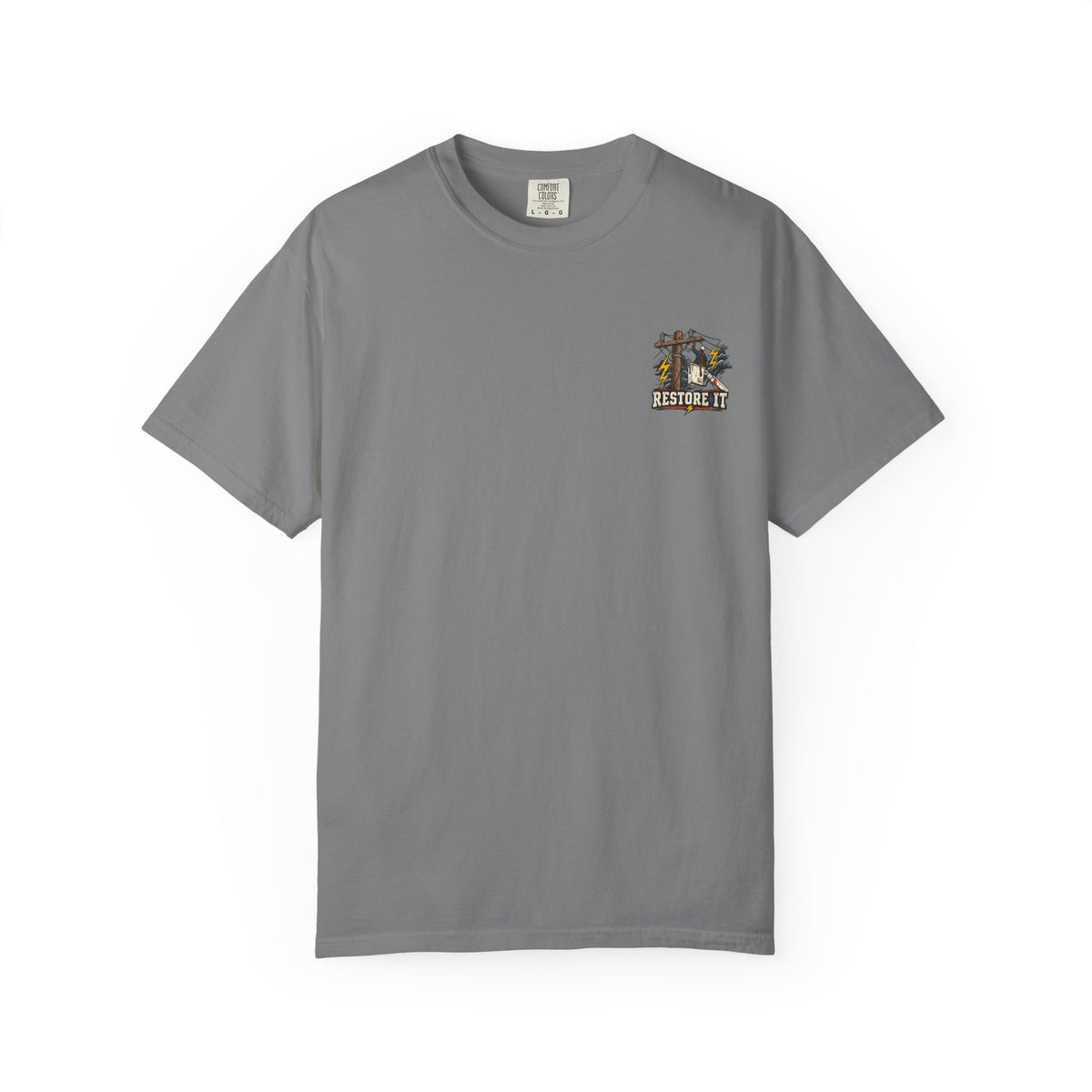 Everybody Loves Power Lineman Comfort Colors Tee