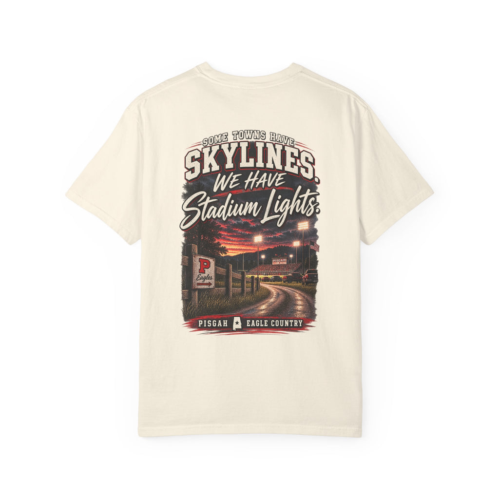 Pisgah Eagles Stadium Lights Hometown Tee