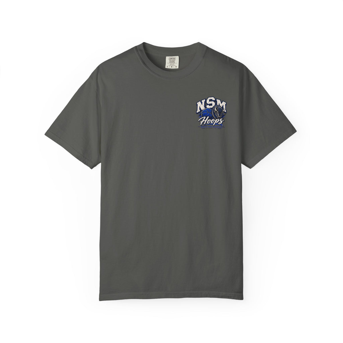 NSM Bison Hoops Front & Back Tee