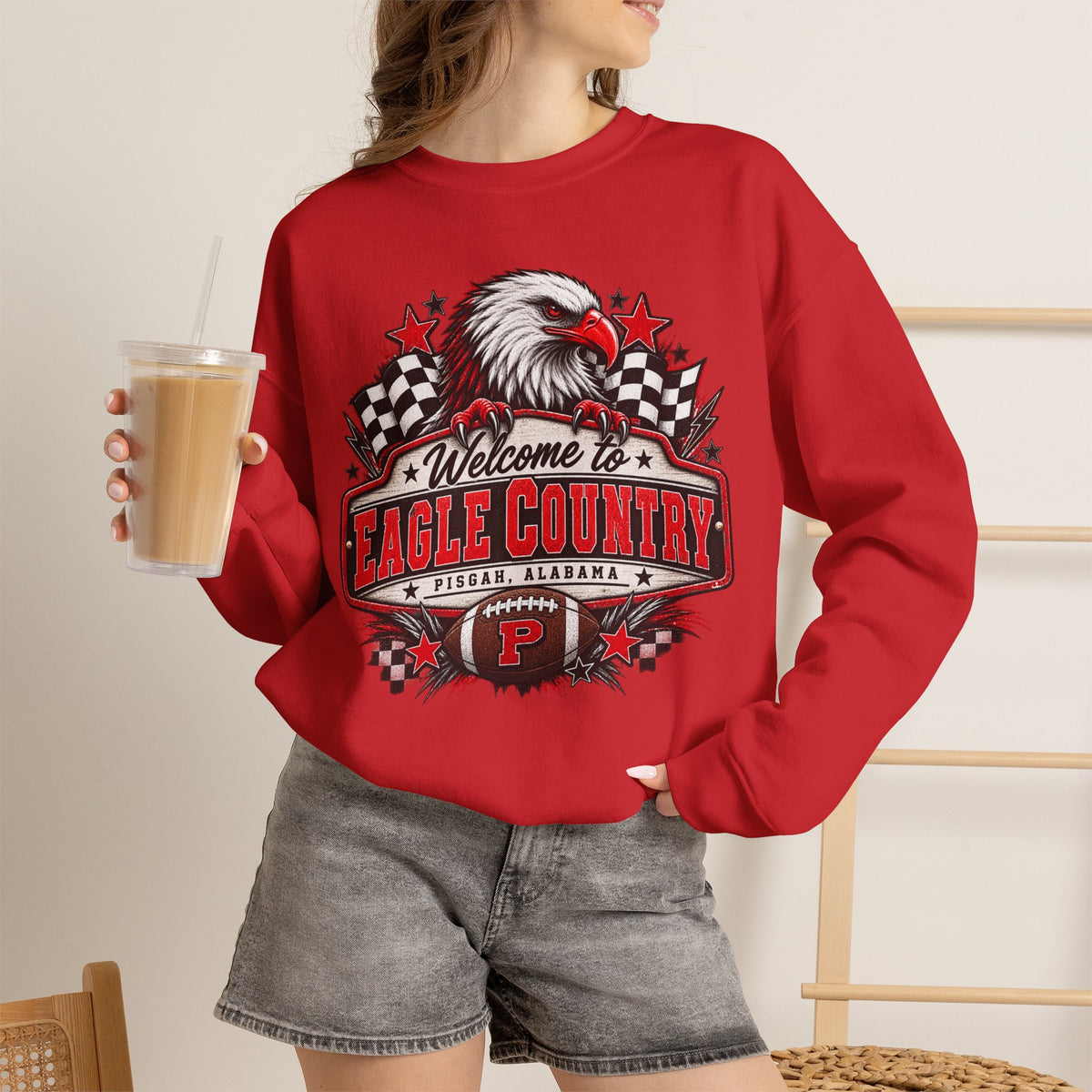 Welcome to Eagle Country Pisgah Crewneck