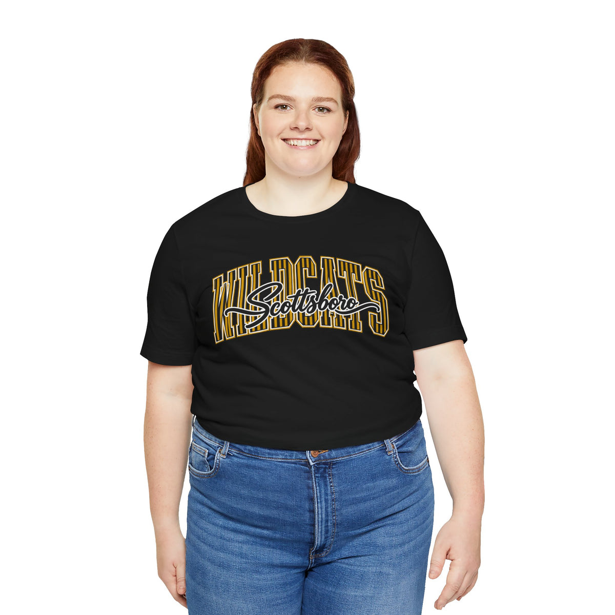 Scottsboro Pinstripe Wildcats Graphic Tee