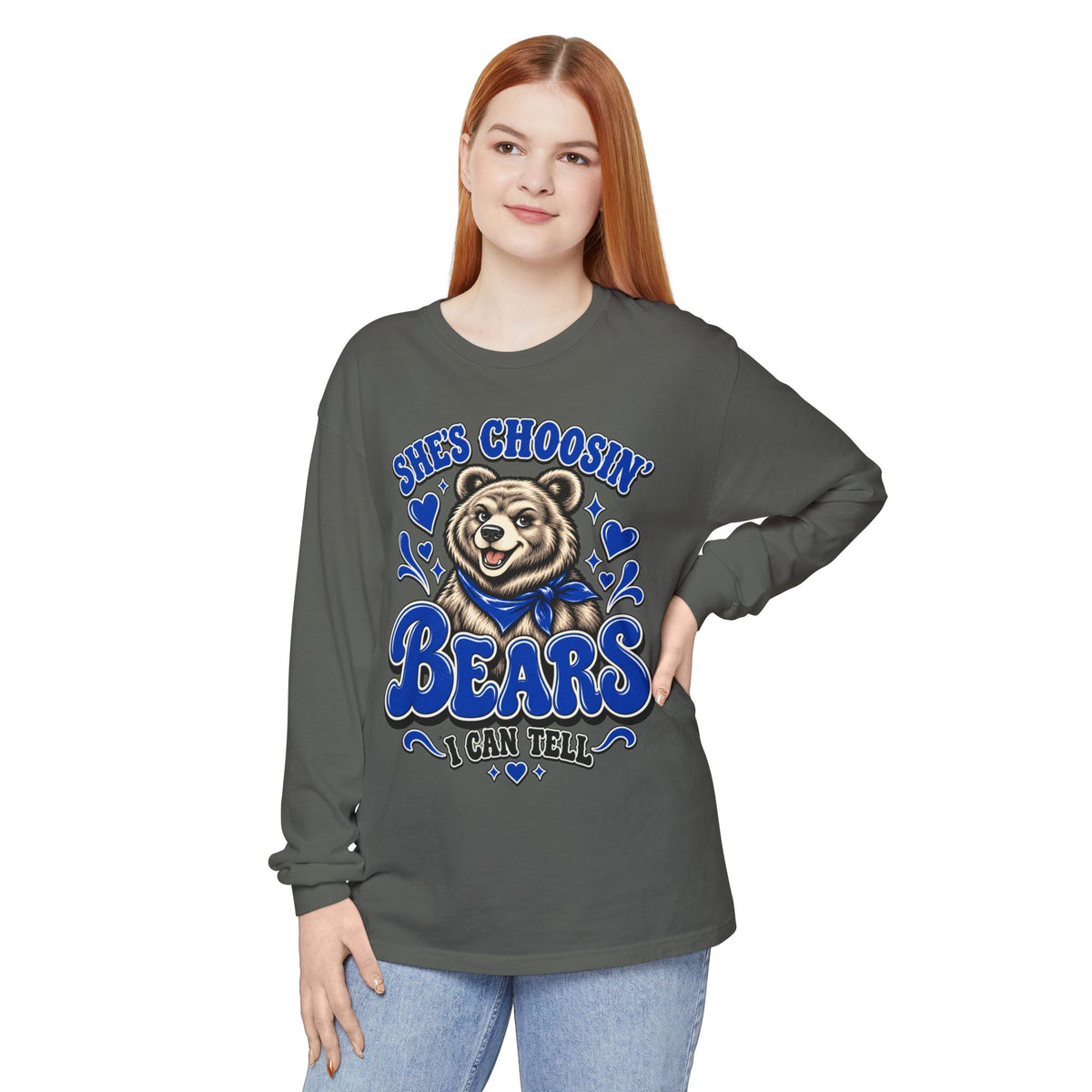 She’s Choosin’ Bears, I Can Tell Vintage Long-Sleeve Tee