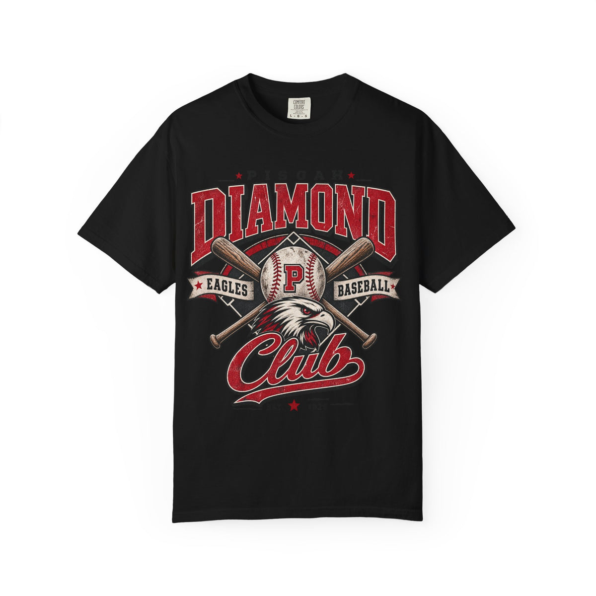 Pisgah Eagles Diamond Club Baseball Tee