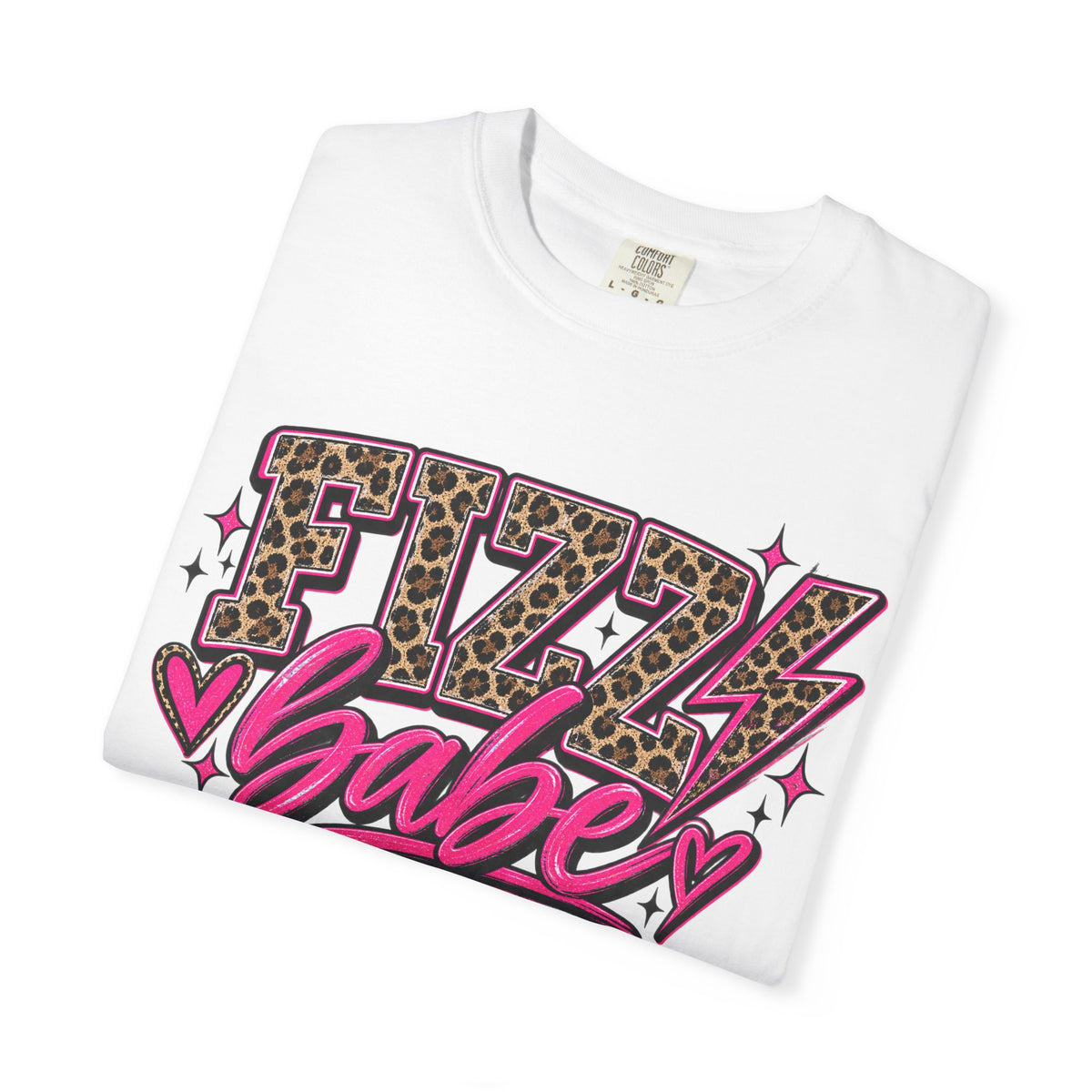 Fizz Babe Leopard Graphic Tee