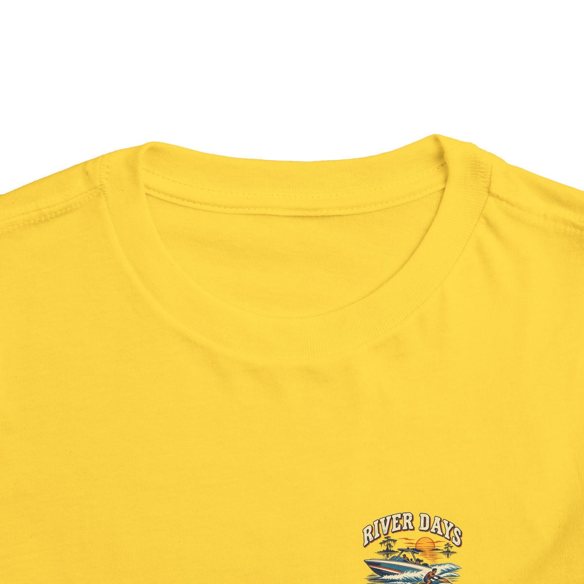 Raised on Wakes, Waves & River Days Toddler Tee