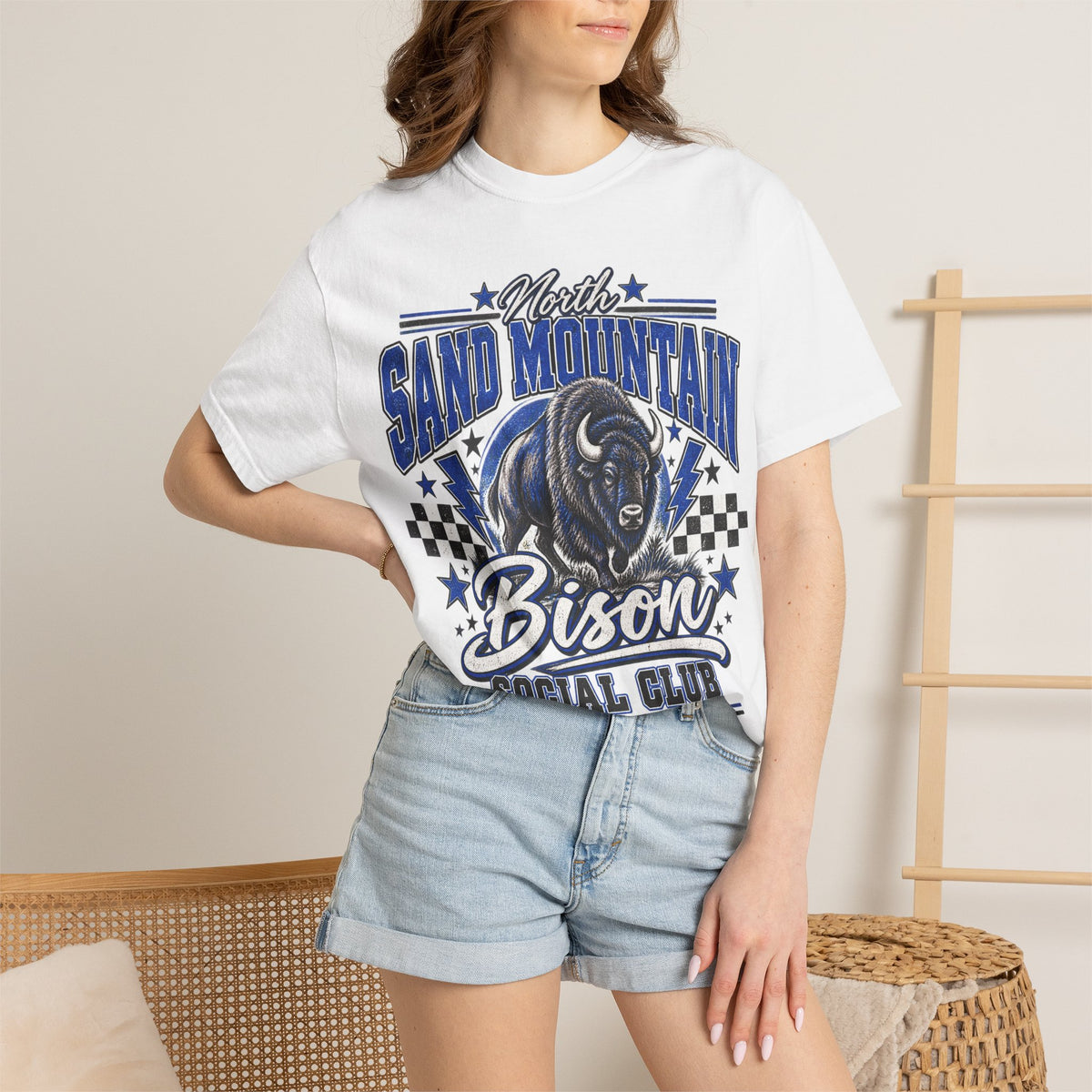 NSM Vintage Bison Social Club Tee
