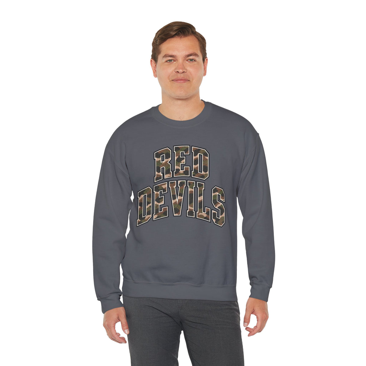 Red Devils Vintage Camo Crewneck Sweatshirt