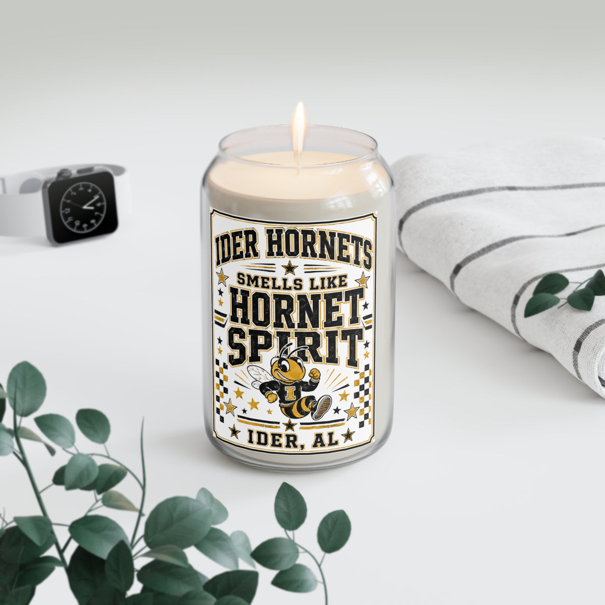 Ider Hornets “Smells Like Hornet Spirit” Soy Candle