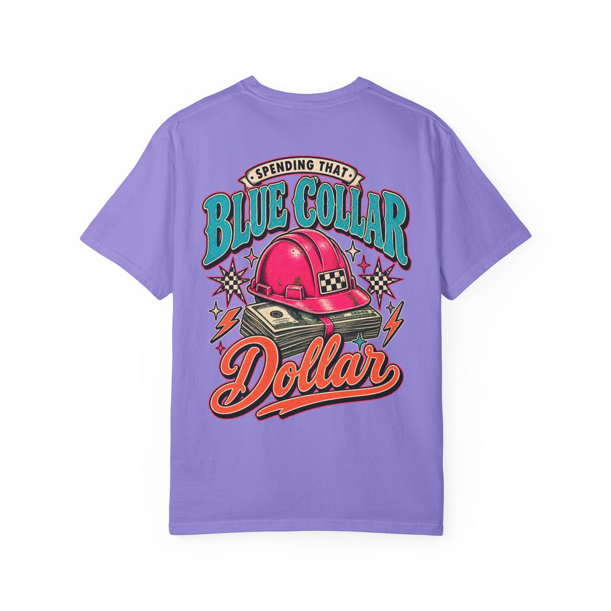 Spending That Blue Collar Dollar Pink Hard Hat Tee