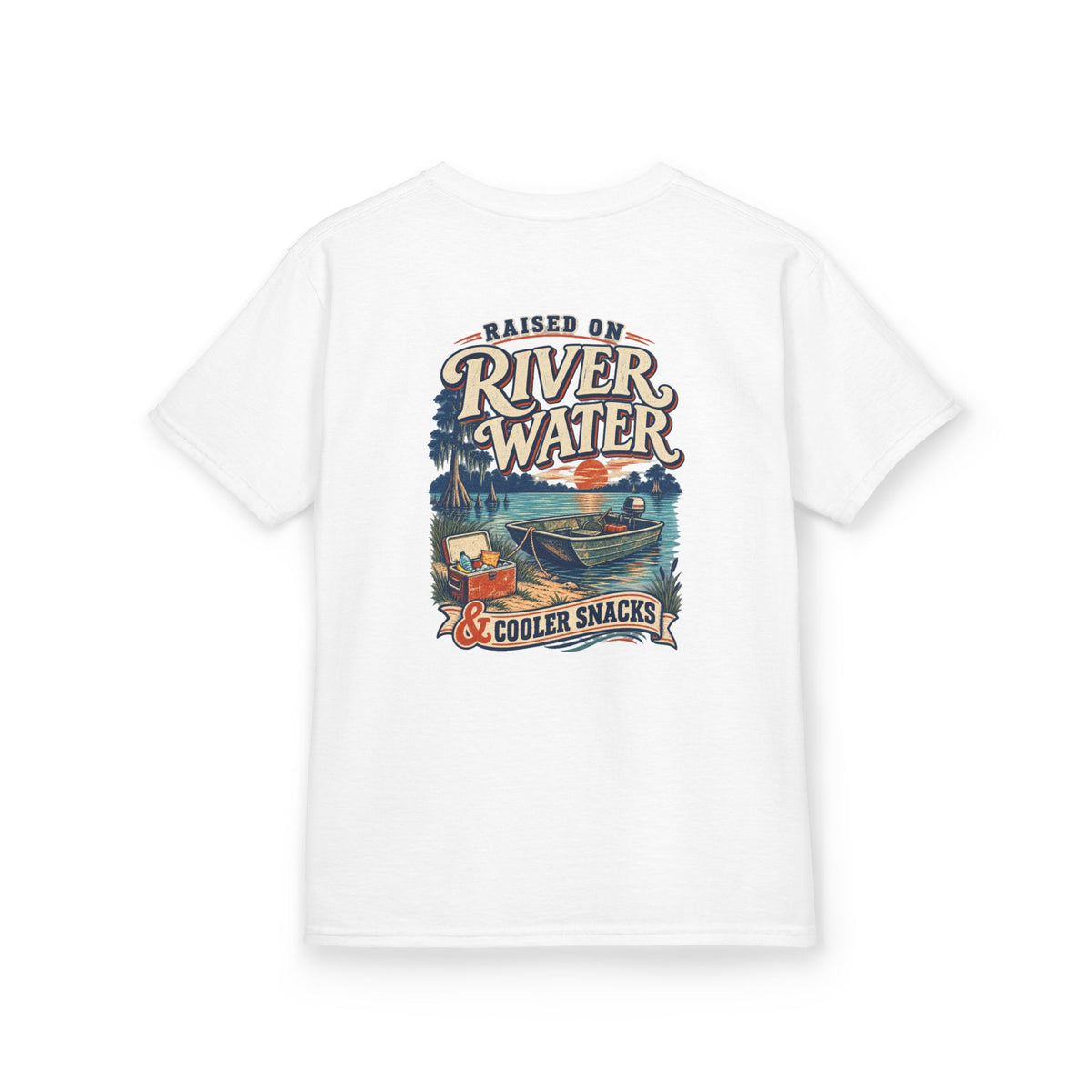 Raised on River Water & Cooler Snacks Youth Tee