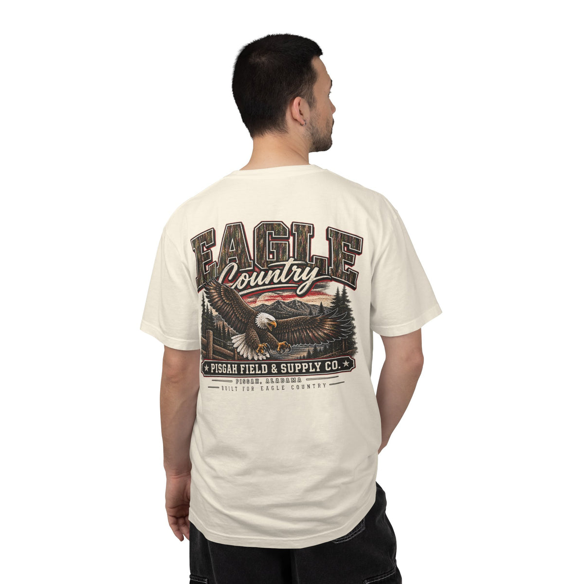Pisgah Eagles Field & Supply Camo Tee