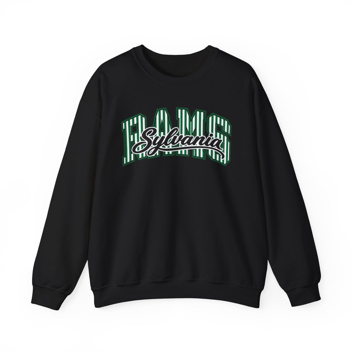 Sylvania Pinstripe Rams Crewneck
