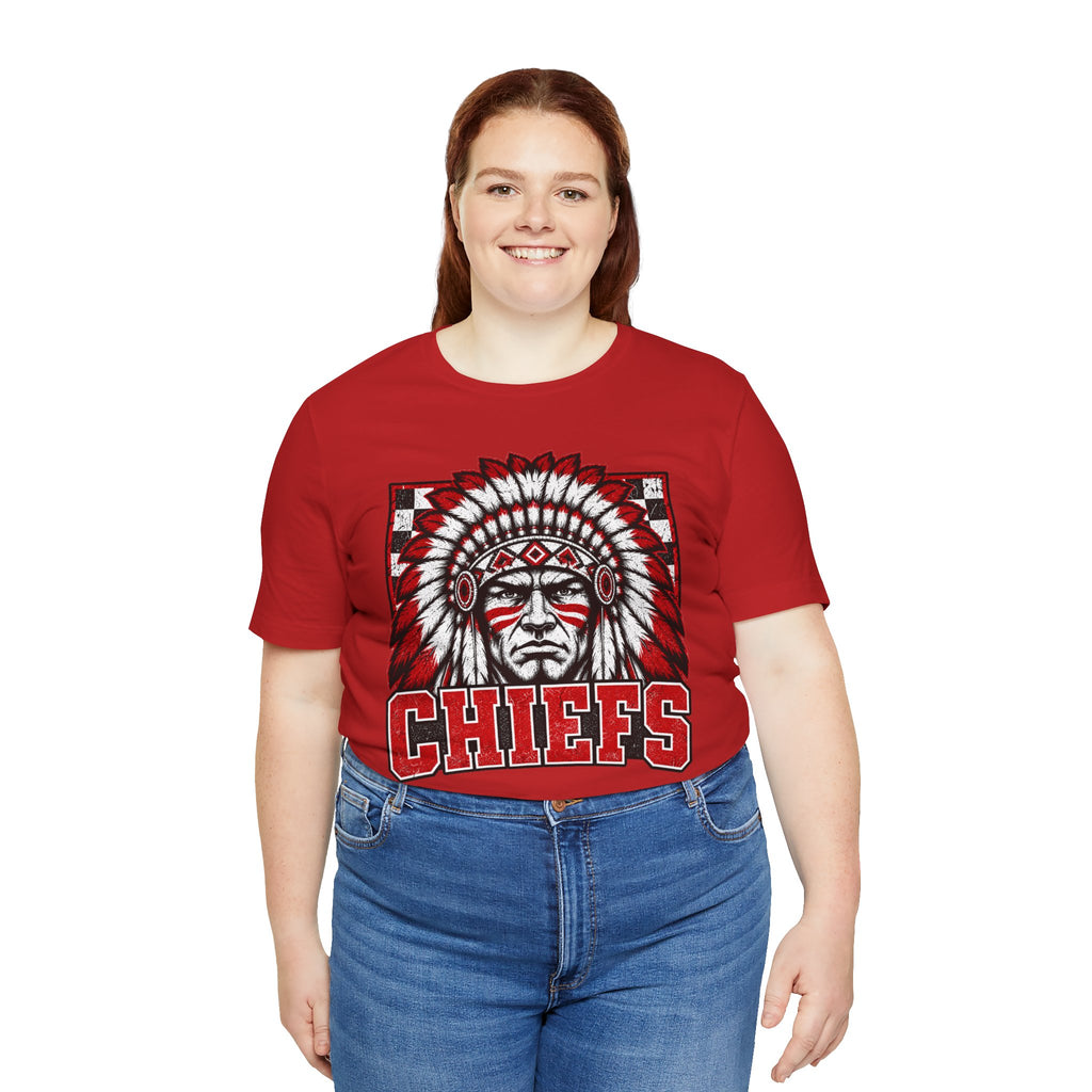 Vintage Chiefs Red & Black Graphic Tee