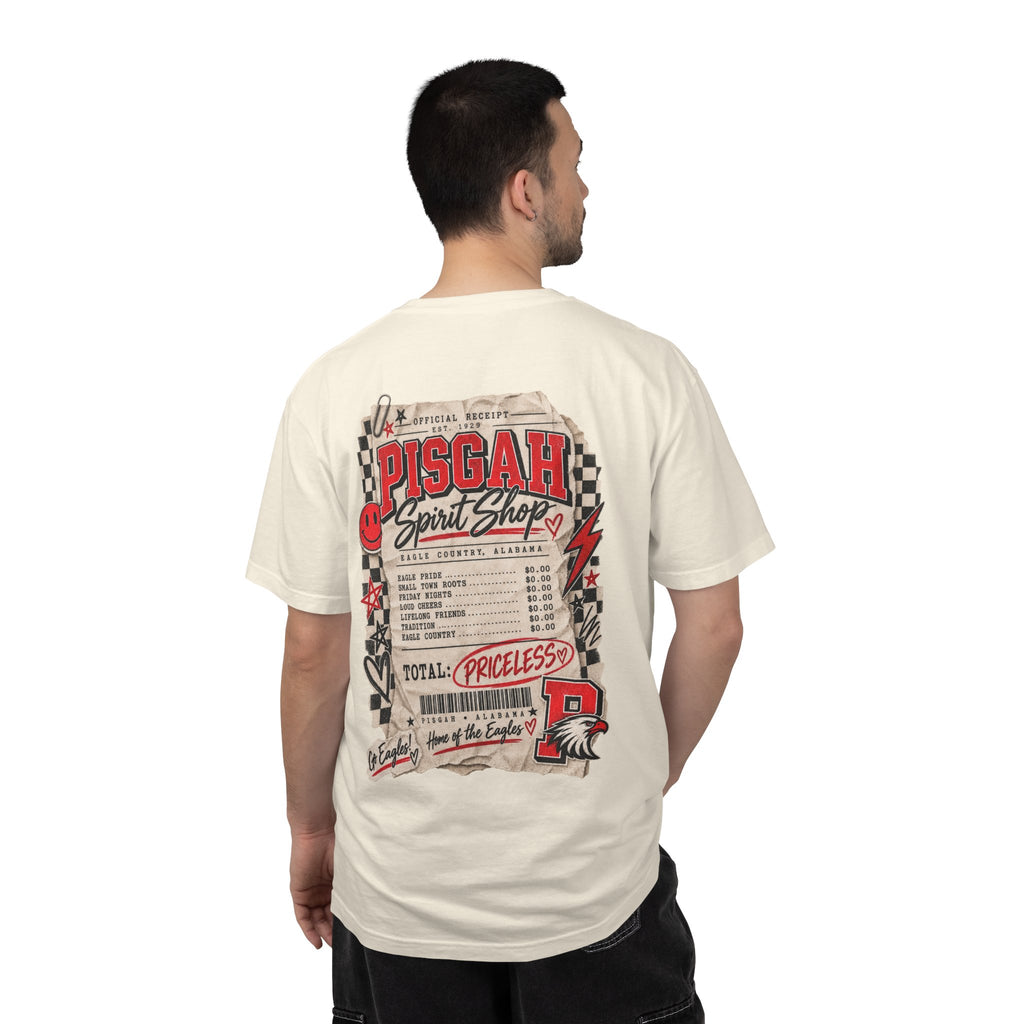 Pisgah Eagles Spirit Shop Receipt Comfort Colors Tee