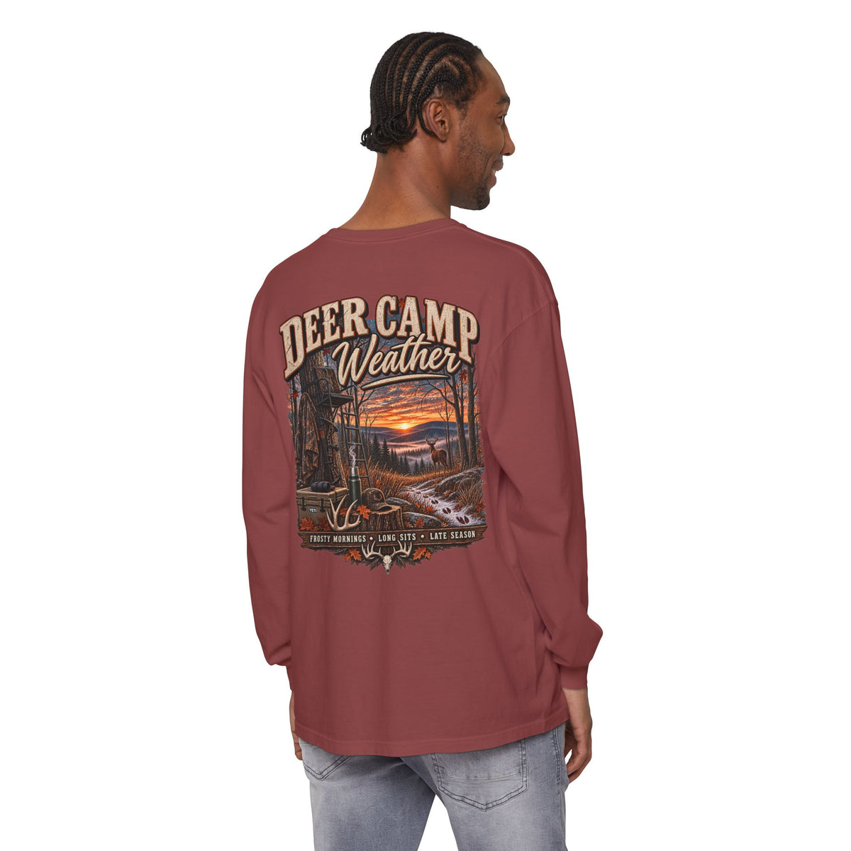 Deer Camp Weather Hunting Long Sleeve