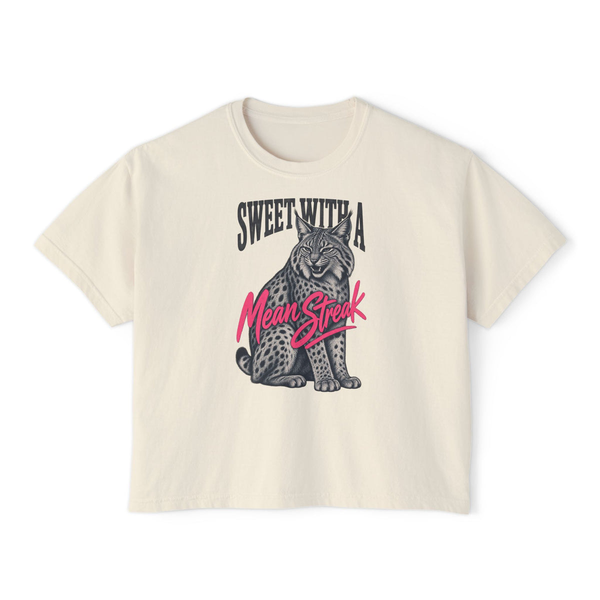 Sweet With a Mean Streak Boxy Crop Tee