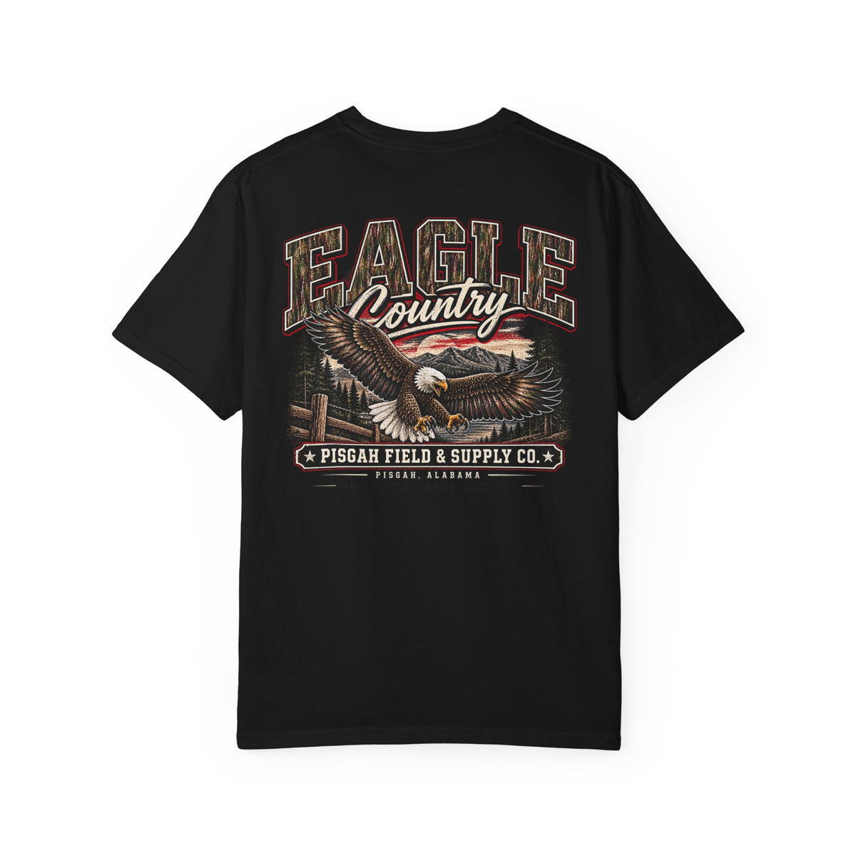 Pisgah Eagles Field & Supply Camo Tee