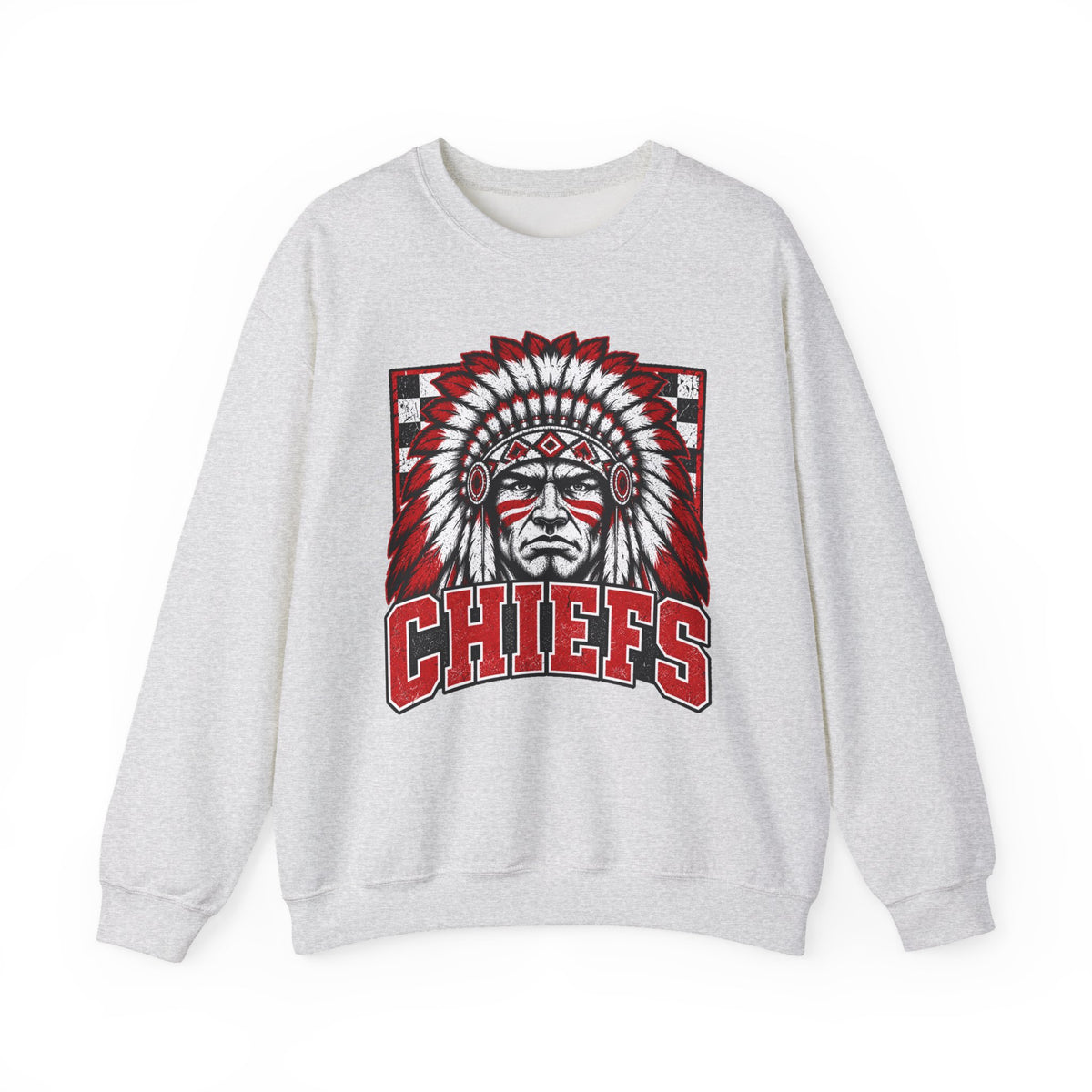 Vintage Chiefs Red & Black Crewneck Sweatshirt